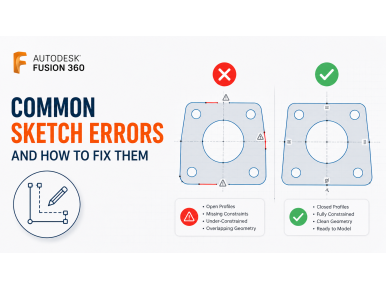 Common Fusion 360 Sketch Errors and How to Fix Them: A Beginner's Guide (2026)
